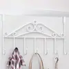Rack de gancho para porta sem furos cabide de parede para roupas cabide de porta de entrada do banheiro gancho de armazenamento