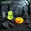 Transfronterizo Nuevo Halloween Luminoso Calabaza Pequeña Casa de Muñecas DIY Accesorios Decorativos Micro-paisaje Escritorio Pequeños Adornos