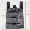 Bolsa de Basura Portátil tipo Chaleco Bolsa de Basura Bolsa de Plástico Desechable para el Hogar Bolsa Negra de Papel para Cesto de Basura Bolso de Mano Universal