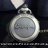 Regalo del Día del Padre Comercio Exterior Más Vendido Vintage PAPÁ Reloj de Bolsillo PAPÁ Romano Literal Collar Reloj Regalo Creativo Reloj de Bolsillo