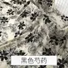 Tela de Algodón de Verano Tela para Pijama Súper Suave Ropa de Vestir Floral Ropa para el Hogar Tela de Algodón Tela de Rayón
