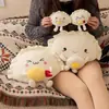 Pelúcia de camarão de desenho animado, bolinhos de ovo, meninas dormindo, travesseiro de pelúcia, carro, escritório, sedentário, travesseiro fofo, atacado transfronteiriço