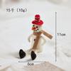 Adornos Navideños de Fieltro de Lana Terminados Muñeco de Nieve Anciano Alce Decoraciones de Escritorio Navideñas Regalos de Navidad