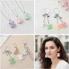 Pingente de Elefante Bebê 3D de Veludo Fofo Elefante Macio Veludo Brincos DIY Colar Pulseira Acessórios de Joias