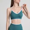 Sujetador deportivo transfronterizo de nuevo color block, sujetador de yoga absorbente de impactos, top de yoga para fitness al aire libre, camiseta sin mangas