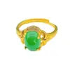 Suministro en vivo nuevo anillo de dama con gema ovalada anillo de diamante de nicho anillo abierto incrustado fabricantes de joyería al por mayor