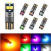 Carro levou lâmpada indicadora de largura T10 3030 6SMD lâmpada de leitura lâmpada de placa de licença ampla pressão destaque lâmpada de carro