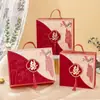Nueva Caja de Souvenir de Terciopelo Chino Caja de Dulces para Boda Compromiso Caja de Regalo de Agradecimiento para Invitados Damas de Honor Caja de Empaque Caja Vacía