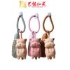 Ciprés Rojo Madera de Haya Talla Gatito Juguetón Colgante de Llave Mochila de Pareja Yiming Xianyuan Colgante Decorativo
