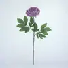 Estilo Único Peonía Artificial Rama Única Decoración de Boda Flor Decoración de Mesa para Sala de Estar del Hogar