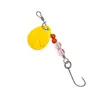 Cebo Micro Lure, Spinnerbait Minnow, Spinnerbait Giratorio Compuesto, Lure Metálico, Lure Colorido, Cebo para Whitefish de Largo Alcance, Equipo de Pesca