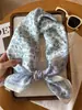 Pañuelo Cuadrado Pequeño Floral Paisley Retro Japonés 70s Imitación Seda Satinada para Mujer, Pañuelo de Seda Decorativo Delgado para Primavera y Verano, Cinta para la Cabeza