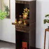 Mesa de Altar Budista, Santuario de Dios, Gabinete del Dios de la Riqueza, Mesa de Incienso de Guan Gong, Gabinete de Adoración Doméstica del Bodhisattva Guanyin, Santuario del Dios de la Tierra