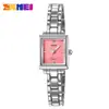 Time Beauty Elegante Compacto Reloj para Mujer con Correa de Acero Simple Versátil Temperamento Casual Cuadrado de Cuarzo Venta al por Mayor