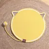 Placa de Arranhar Gato Tecida Transfronteiriça com Bola de Algodão para Autoentretenimento, Tapete de Dormir Integrado para Pet, Ferramenta de Arranhar Lavável, Almofada de Arranhar para Gatos