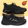 Sapatos antiderrapantes resistentes ao desgaste, único algodão, mesmo estilo, outono, novo estilo, resistente a pinos, calçados de proteção trabalhista, casuais masculinos, todos os tipos de sapatos de trabalho simples