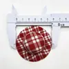 Nuevo Tela de Sombrero a Cuadros Rojos y Negros Joyería Accesorios Material para Manualidades Mayorista Juguetes Accesorios para Muñecas Venta al por Mayor en Stock