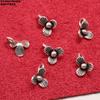 Tailandia Chiang Mai accesorios de plata hechos a mano vintage desgastado plata de ley material de cuentas hecho a mano para DIY accesorios de joyería al por mayor