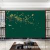 Tela de Pared de Fondo para Entrada con Figura de Nueve Peces Bordada Individual Tela de Pared Bordada para Exhibición Individual Pasillo Estilo Chino Nuevo Moderno Dormitorio Sala de Estar Estilo Nuevo