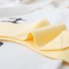Calcetines de rayas verticales color caramelo blanco leche para mujer, delgados de primavera y verano, estilo japonés fresco, color sólido simple, combinación de colores, calcetines de media caña que combinan con todo