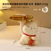 Bandeja Criativa Gato da Sorte Cofrinho Cofrinho Ornaments de Armazenamento para Varanda Decorações para Gabinete de Vinhos da Sala de Estar Presente para Crianças