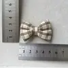 Acessórios de laço xadrez floral, meias, acessórios de cabelo, acessórios de vestuário, decorações para sapatos de pet, materiais de decoração para bonecas e chapéus