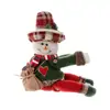 Decoraciones Navideñas Nuevas Transfronterizas Papá Noel Muñeco de Nieve Abrazo Hebilla de Cortina Muñeco Colgante de Puerta Cortina de Puerta Colgante Cortina Colgante