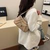 Bolso de Diseño Exclusivo para Mujer, Bolso Nube Personalizado Fruncido, Bolso de Mano, Simple y Versátil, Moderno Bolso de Hombro con Cadena y Cremallera
