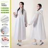 Impermeable para Vehículo Eléctrico, Estilo Largo, Protección de Cuerpo Completo Contra Lluvia Fuerte, Paseo al Aire Libre en Motocicleta, Ropa Exterior para Hombres y Mujeres Adultos, Poncho para Ciclismo