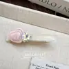 Grampo de Cabelo Colorido com Strass em Formato de Coração Presilha Bico de Pato Fofo Coração Quebrado Grampo Lateral para Cabelo Grampo para Franja Acessórios de Cabelo para Mulheres Atacado