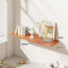 Estante de Pared Oculto de Una Sola Línea Estantería para Libros Colgante de Pared para Sala de Estar Estante Colgante de Pared para Dormitorio