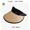 Corea Etiquetas de Hojas Encriptadas Sombrero de Copa Vacío Sombrero de Paja Ala Grande Protector Facial Protector Solar Sombrero de Sol para Exteriores Sombrero de Sol Engrosado Mejorado