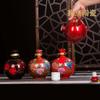 Garrafa de Vinho de Cerâmica Jingdezhen 1,0kg Jarra de Vinho Criativa Antiga Pote com Alça Garrafa de Vinho de Casamento Bom Desempenho de Vedação Utensílios para Vinho
