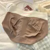 Ropa interior de seda de hielo sin dejar rastro para niña, transpirable, de verano, con entrepierna larga y ligera para estudiantes.