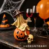 Fantasma Fofo Lendo Fantasma Balançando Poste de Luz Fantasma Lendo Ornamento Estátua de Fantasma de Halloween Presente