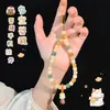 Lanyard para Teléfono de Raíz de Bodhi Natural con Colgante de Cuentas, Exquisito y de Alta Gama, Accesorio de Muñeca de Estilo Artístico y Sencillo para Hombres y Mujeres