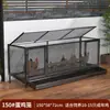 Gallinero para Uso Doméstico, Modelo Exterior Extra Grande, Antivecinos, Malla Densa, Impermeable, Gallinero Rústico con Limpieza Automática de Estiércol, Jaula de Cría