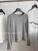 28,5% Algodão Mousse Macio e Confortável Camisa Base para Mulheres Simples Interna Cor Pura Gola Redonda Manga Longa Camiseta Outono e Inverno 2025