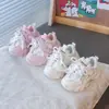 Zapatos de papá estilo nuevo, zapatillas deportivas transpirables, zapatillas deportivas para niños, zapatos para niñas y niños, zapatillas casuales de malla primavera y otoño 2026