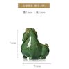 Ru forno de cerâmica chá de cavalo verde pet conjunto de chá ornamentos filme aberto Chá jogar boutique criativa pode ser levantado escritório cerimônia do chá pequenos ornamentos