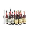 Decoración de Interiores de Casa de Muñecas Mesa de Arena Modelo de Copa de Vino en Miniatura/Botella de Vino Miniatura Vino Tinto Artificial Botella de Vino Extranjero Modelo DIY