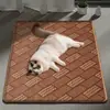 Esterilla de Ratán para Perro Cojín de Verano para Mascota Esterilla Refrigerante para Gato Esterilla para Perro para Dormir Cama para Perro Alfombrilla de Suelo Esterilla Refrigerante de Verano