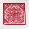 Cachecol Paisley de 58cm, 60 Fios Algodão Puro Hip-Hop Esportes ao Ar Livre Bandana, Cachecol Hip-Hop, Moderno e Versátil