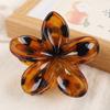 Pinza para el Cabello de Flor Transfronteriza para Mujer, Flor de Huevo, Parte Trasera de la Cabeza, Pinza de Tiburón, Flor de Cinco Pétalos, Tocado, Accesorios para el Cabello