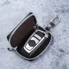 Estuche para Llave de Coche Estilo Coreano Transfronterizo con Patrón de Cocodrilo, Cubierta Protectora para Llave de Coche, Estuche para Llave Colgante en la Cintura, Llavero
