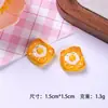 Brinquedos Criativos de Comida para Assar, Pequenos Acessórios de Resina DIY de Pão, Brinquedos para Casa de Boneca, Papelaria, Acessórios de Decoração de Cena