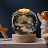 Regalo de Cumpleaños de Alta Gama Bola de Cristal Cielo Estrellado Día de San Valentín Adornos de Escritorio Luz Nocturna Decorativa Lámpara de Mesa