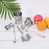 Conjunto de Coqueteleira de Aço Inoxidável 304 Conjunto de Cinco Peças Copo de Coquetel Ferramentas de Bar Coqueteleira Utensílios de Bar Feito Sob Medida