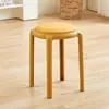 Banqueta de Plástico Doméstica Espessada Empilhável Banqueta Macia Moderna Simples Sala de Estar Mesa de Jantar Banco Alto Cadeira Reserva