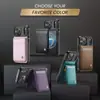 Funda protectora de cuero magnética dos en uno para carga inalámbrica y soporte para tarjetas, adecuada para iPhone 18 Pro y Samsung S26